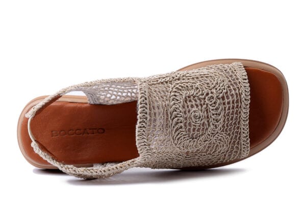 Sandały Boccato 755.1420 beżowe ażurki Sandały Boccato 755.1420 beżowe ażurki
