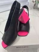 Sandały Boccato  707.84 czarno-neonowe