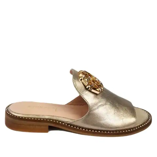 Klapki damskie Boccato 1024b szampan