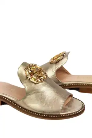 Klapki damskie Boccato 1024b szampan