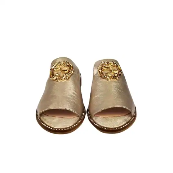 Klapki damskie Boccato 1024b szampan