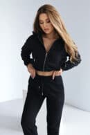 Spodnie damskie BG Brand | czarny-czarny