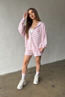 Bluza damska BG Milka | jasny róż