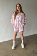 Bluza damska BG Milka | jasny róż