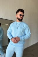 Bluza męska BG Basic | błękit