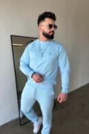 Bluza męska BG Basic | błękit