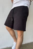 Szorty jeansowe męskie BG Continental | czarny