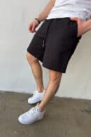 Szorty jeansowe męskie BG Continental | czarny