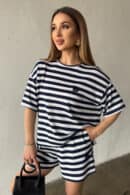 T-Shirt damski BG Tom | granat