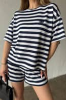 T-Shirt damski BG Tom | granat