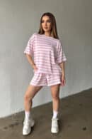 T-Shirt damski BG Tom | jasny róż T-Shirt damski BG Tom | jasny róż