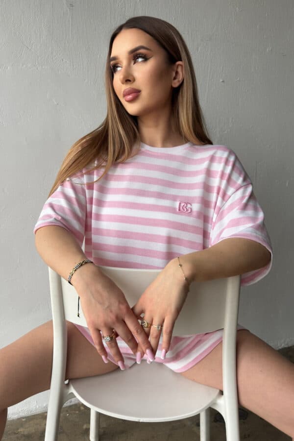 T-Shirt damski BG Tom | jasny róż T-Shirt damski BG Tom | jasny róż