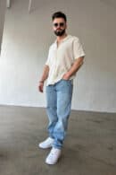 Koszula męska BG Monsun | ecru Koszula męska BG Monsun | ecru