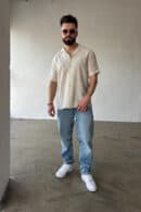 Koszula męska BG Monsun | ecru Koszula męska BG Monsun | ecru