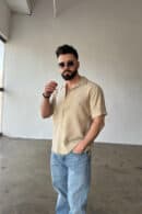 Koszula męska BG Monsun | beż