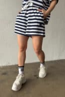 Szorty damskie BG Jerry | granat