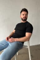 T-Shirt męski BG Light | czarny