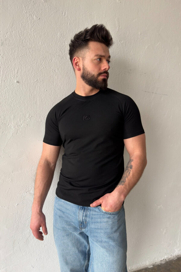 T-Shirt męski BG Light | czarny
