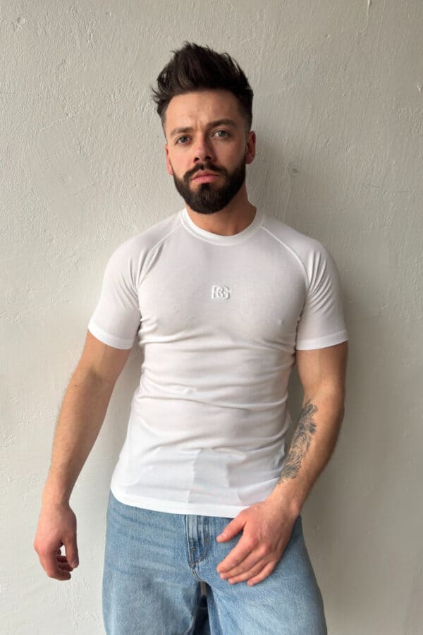 T-Shirt męski BG Light | biały