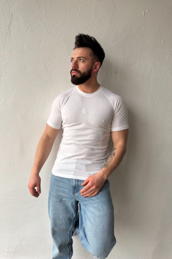 T-Shirt męski BG Light | biały