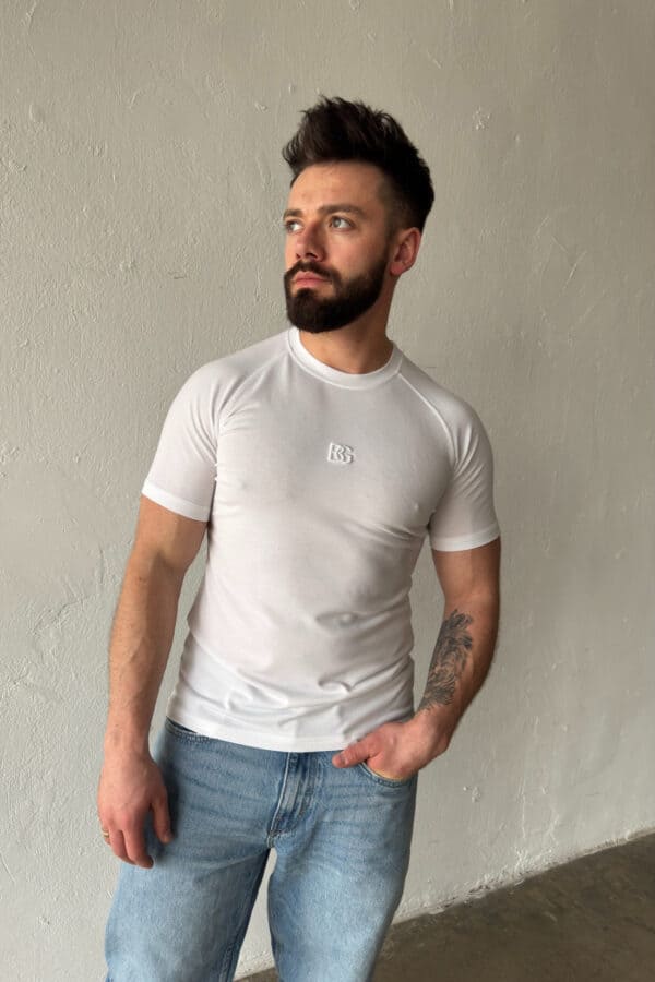 T-Shirt męski BG Light | biały