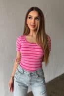 Bluzka damska BG Sisi | różowy