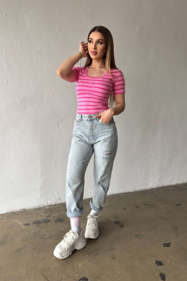 Bluzka damska BG Sisi | różowy