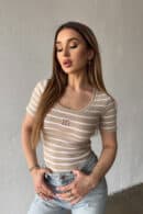 Bluzka damska BG Sisi | beż Bluzka damska BG Sisi | beż