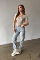 Bluzka damska BG Sisi | beż Bluzka damska BG Sisi | beż