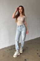 Bluzka damska BG Sisi | beż Bluzka damska BG Sisi | beż