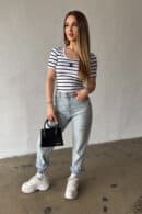 Bluzka damska BG Sisi | biały