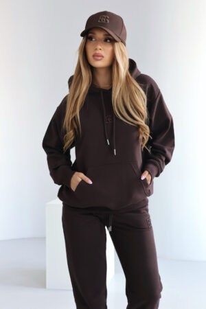 Bluza damska BG Kangoo | gorzka czekolada