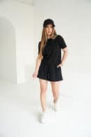 T-Shirt damski BG Sample | czarny T-Shirt damski BG Sample | czarny