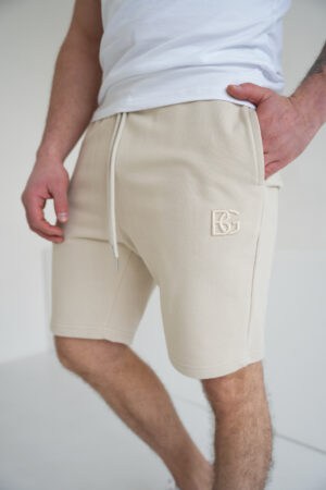 Szorty męskie BG Shazam | jasny beż