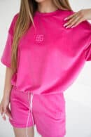 T-Shirt damski BG Lava | fuksja