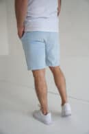 Szorty welurowe męskie BG Mono | błękit