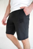 Szorty welurowe męskie BG Mono | czarny