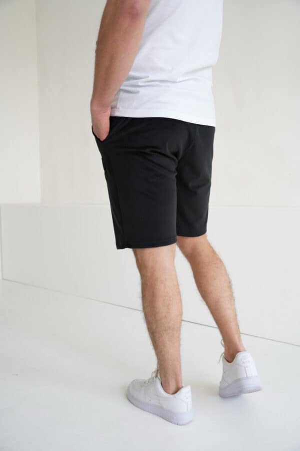 Szorty welurowe męskie BG Mono | czarny