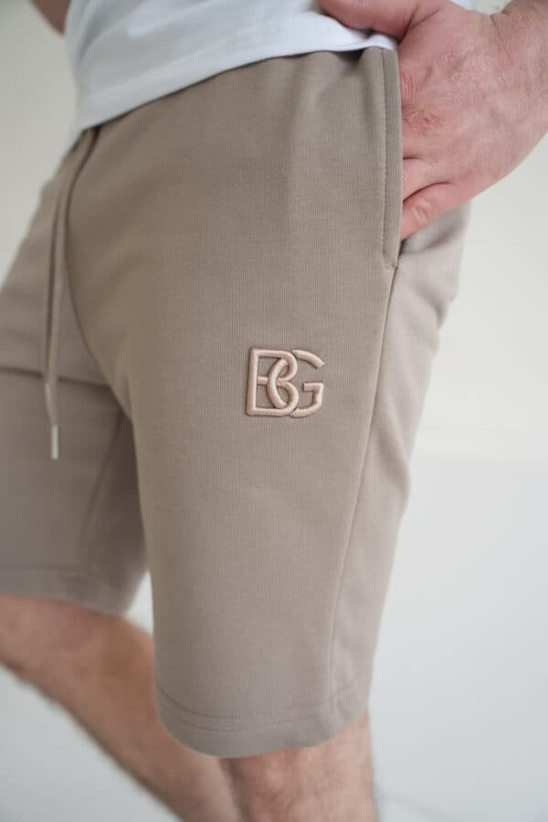 Szorty męskie BG Shazam | ciemny beż
