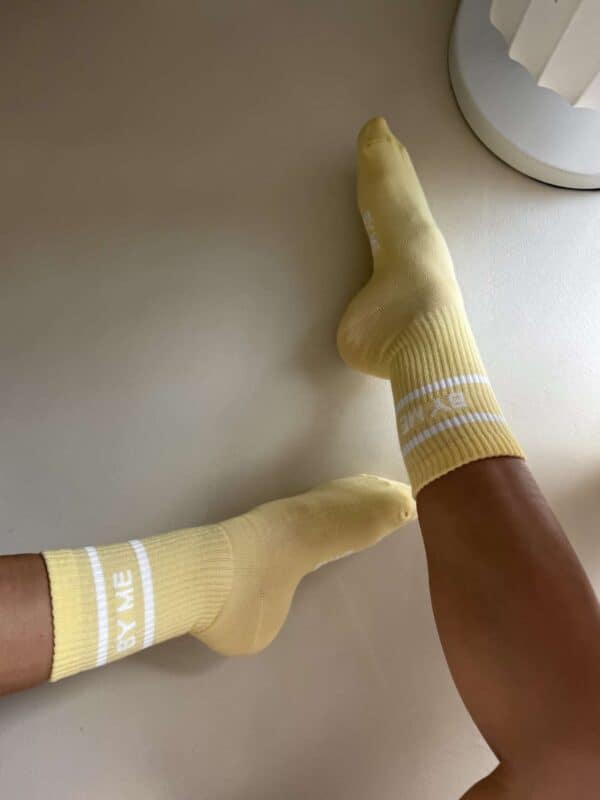 Skarpetki LOGO – żółte