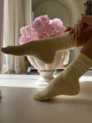 Skarpetki LOGO – żółte