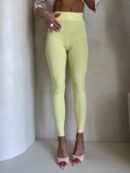 Legginsy GYM - bananowe