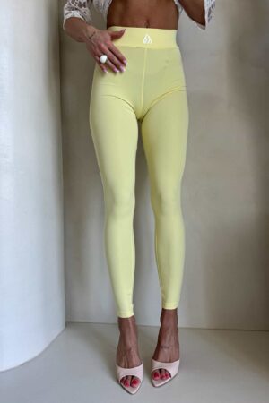 Legginsy GYM - bananowe
