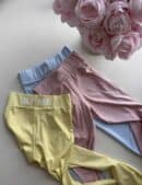 Legginsy GYM - bananowe