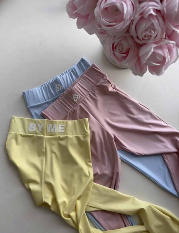 Legginsy GYM - bananowe