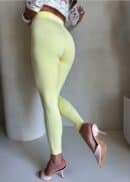 Legginsy GYM - bananowe