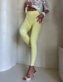 Legginsy GYM - bananowe