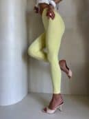 Legginsy GYM - bananowe