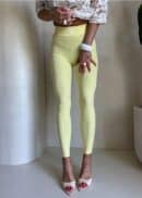 Legginsy GYM - bananowe