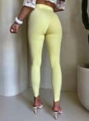 Legginsy GYM - bananowe